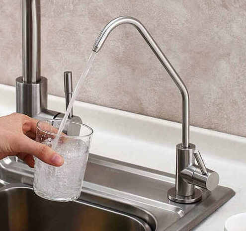 Установка проточного фильтра для воды